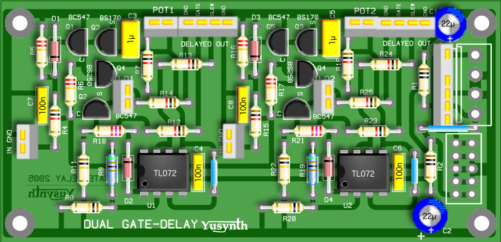 Analogue Systems RS-340 Gate Delay Module (6HP)